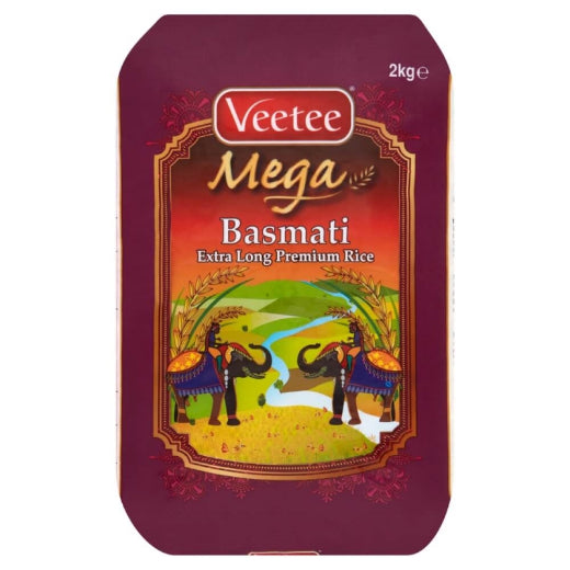 Veetee Mega Extra Long Basmati 6 X 2Kg (2kg) x 6