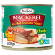 Grace Mackerel In Tomato & Chilli (12x200G)