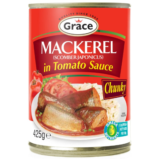 Grace Mackerel In Tomato (12x425G)