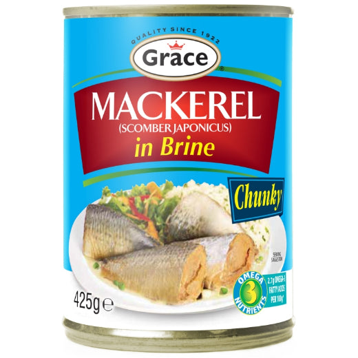 Grace Mackerel In Brine (12x425G)