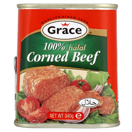 Grace Corned Beef 100% Halal (6x340G)