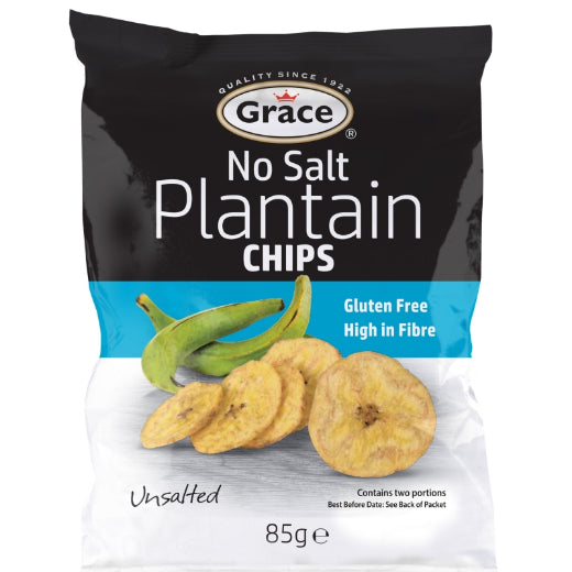 Grace Plantain Chips No Salt (9x85G)