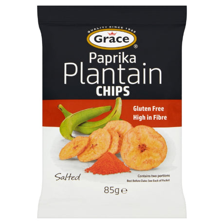 Grace Plantain Chips Paprika (9x85G)