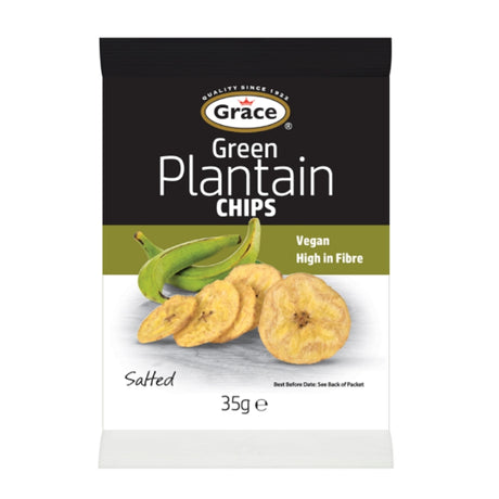 Grace Plantain Chips Green (9x85G)