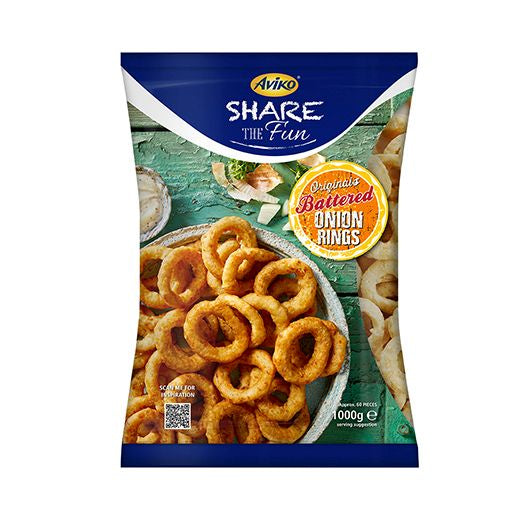 Aviko App. Battered Onion Rings 6X1000G 1000G