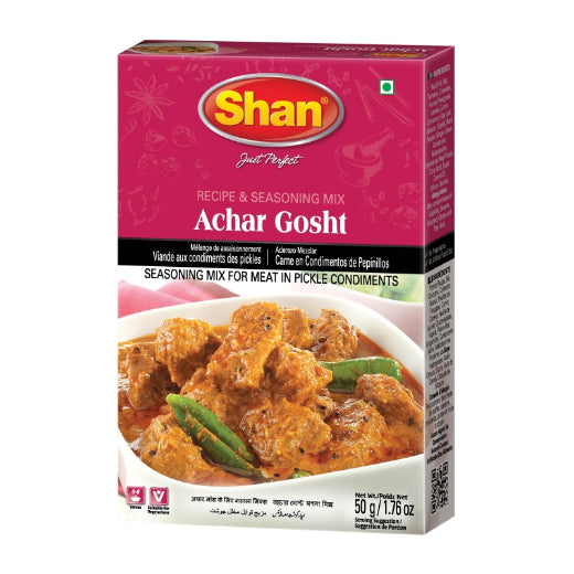 Shan Masala Achar Gosht Curry (4x50GRX12 PCS)