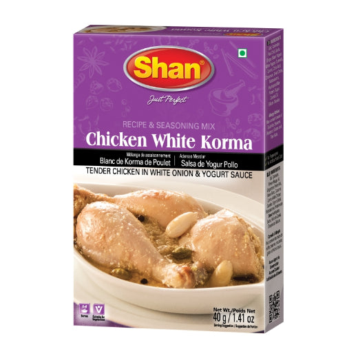 Shan Masala Chicken White Qorma (4x40GRX12 PCS)