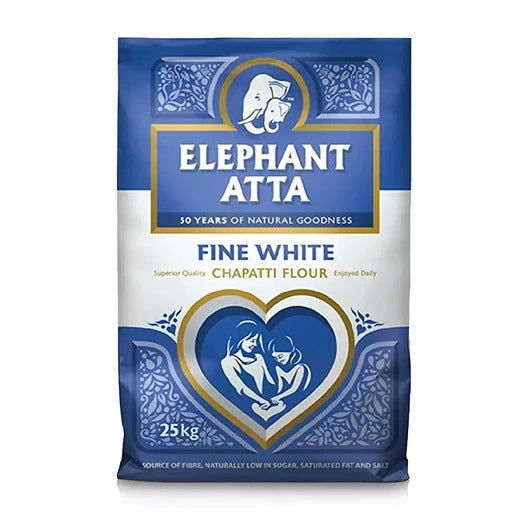 Wm Elephant Atta White 25Kg Pm 18.99 (25KG) x 1