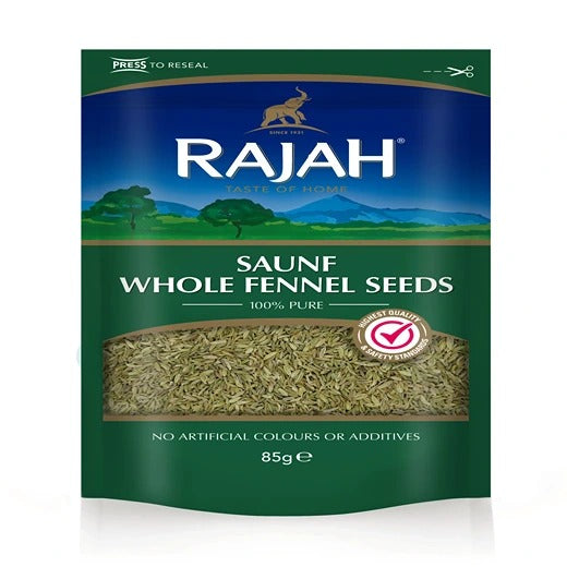 Rajah Whole Saunf (Fennel Sd) (10x85G)