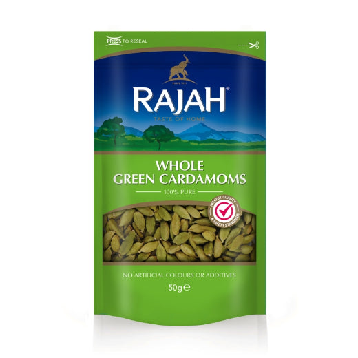 Rajah Whole Green Cardamon (10x50G)