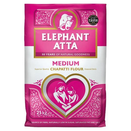 Elephant Atta Medium (1x25KG)