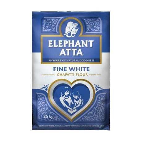 Elephant Atta White (1x25KG)