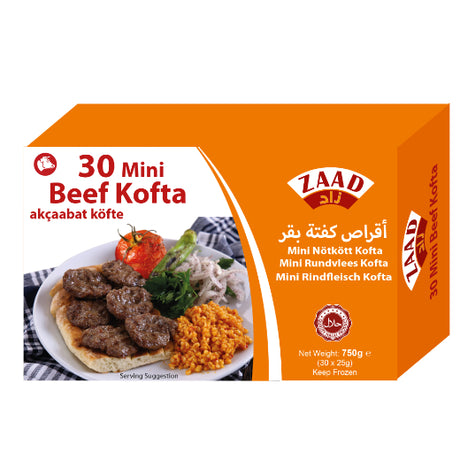 Zaad Mini Beef Kofta (10x750g)