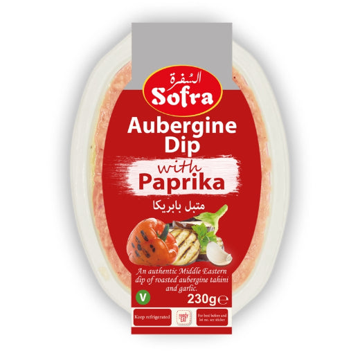 Sofra Aubergine Dip With Paprika (6x220G)