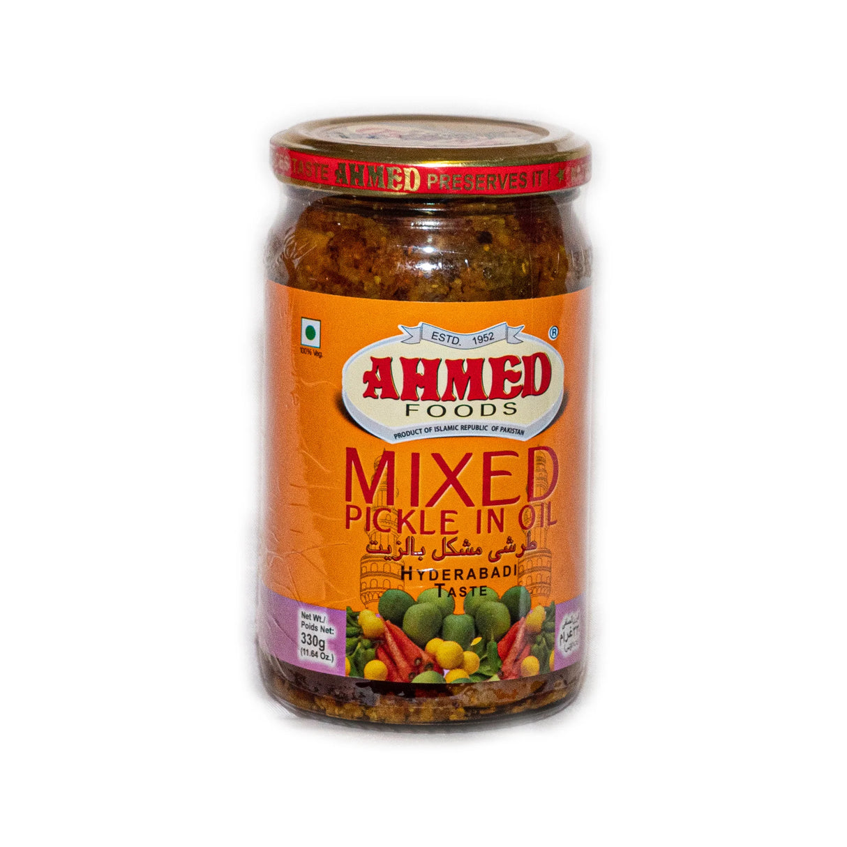 Ahmed Foods Mix Pickle Hyderabadi (12x330G)