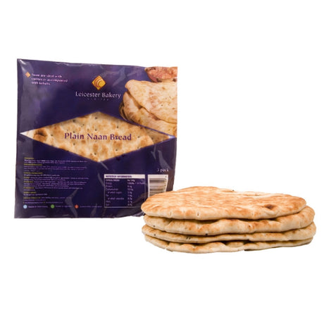 Leicester B Handmade Naan Bread Large Plain (15x400g)