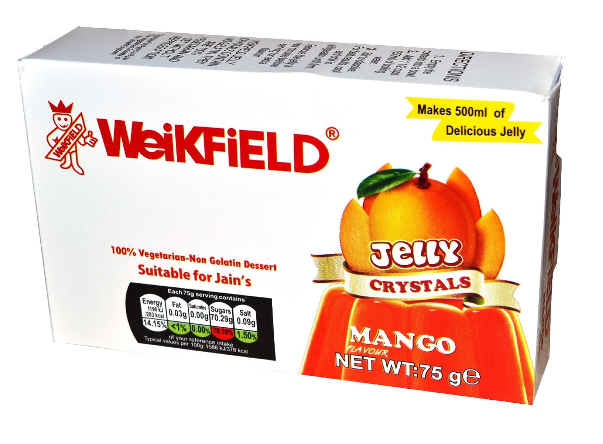 Weikfield Vegeterian Jellymango (3x75Gx12 PCS)