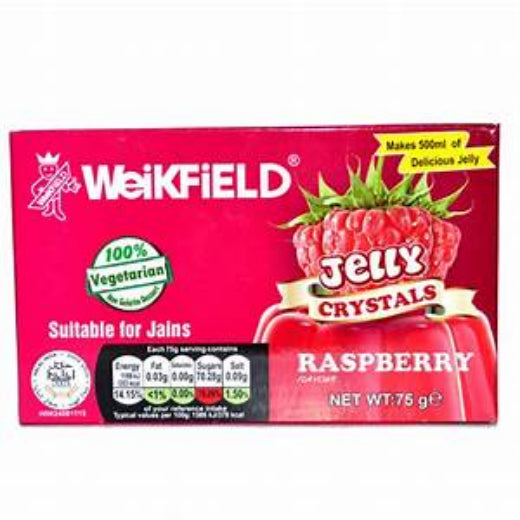 Weikfield Vegeterian Jelly Raspberry (3x75Gx12 PCS)