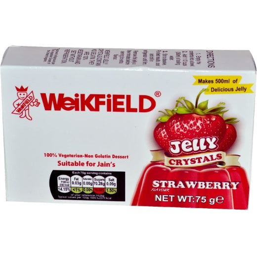 Weikfield Vegeterian Jelly Strawberry (3x75Gx12 PCS)