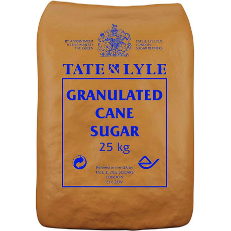 Tate & Lyle Granulated Sugar (1x25kg)