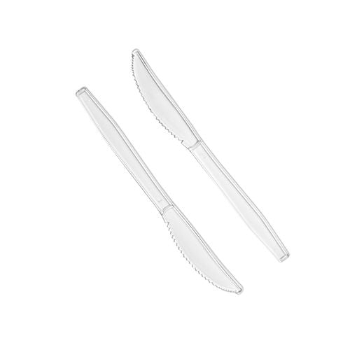 Clear Heavy Duty Reusable Ps (165Mm/6.5) Knifeinc 20Inc 50Pcs