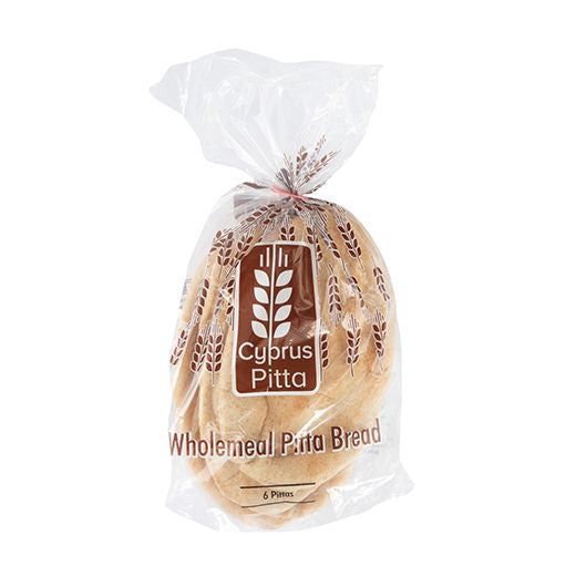 Cyprus Pitta Fresh Wholemeal Box (20X6) 6Pcs(545Gr)