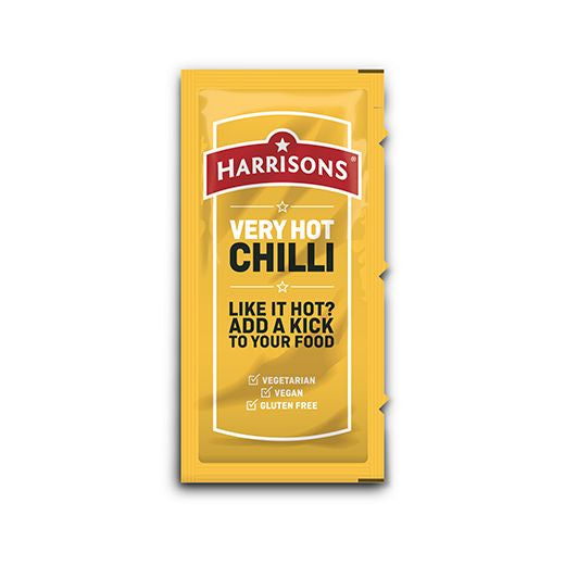 Harrison Very Hot Chilli Sauce 200Pcsx10Gr