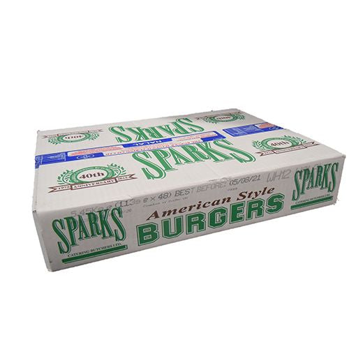 Sparks Halal Burger 113Gr 48Pcsx113G