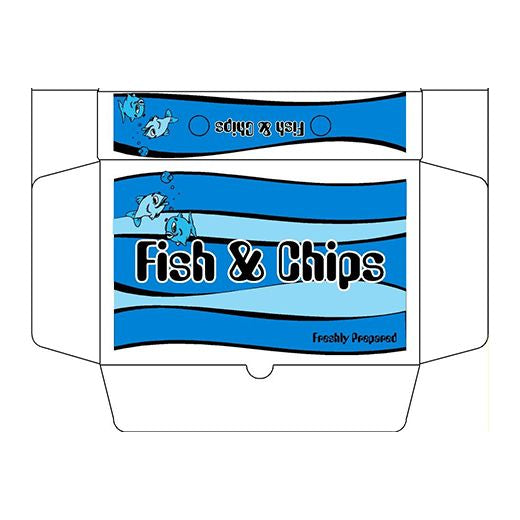 Large Fish & Chips Boxes 100Pcs