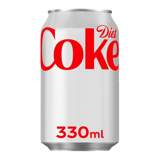 Diet Coca Cola Can 330Ml