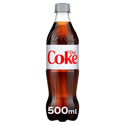 Diet Coca Cola Pet (Irish) 500Ml