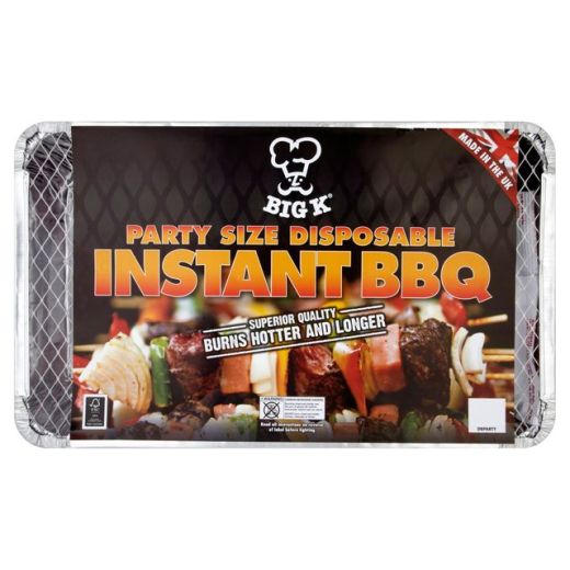 Big K Party Size Disposable Instant Bbqs (6x6X1)