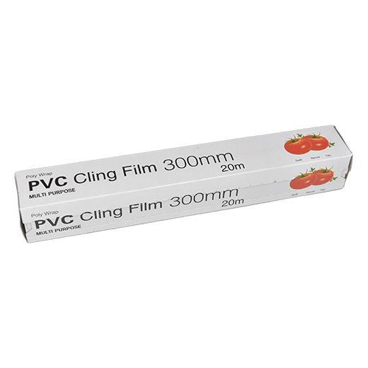 300X 20M Retail Pvc Cling Film Rolls Poly-Wrapinc -- Pvcinc 12Pcs