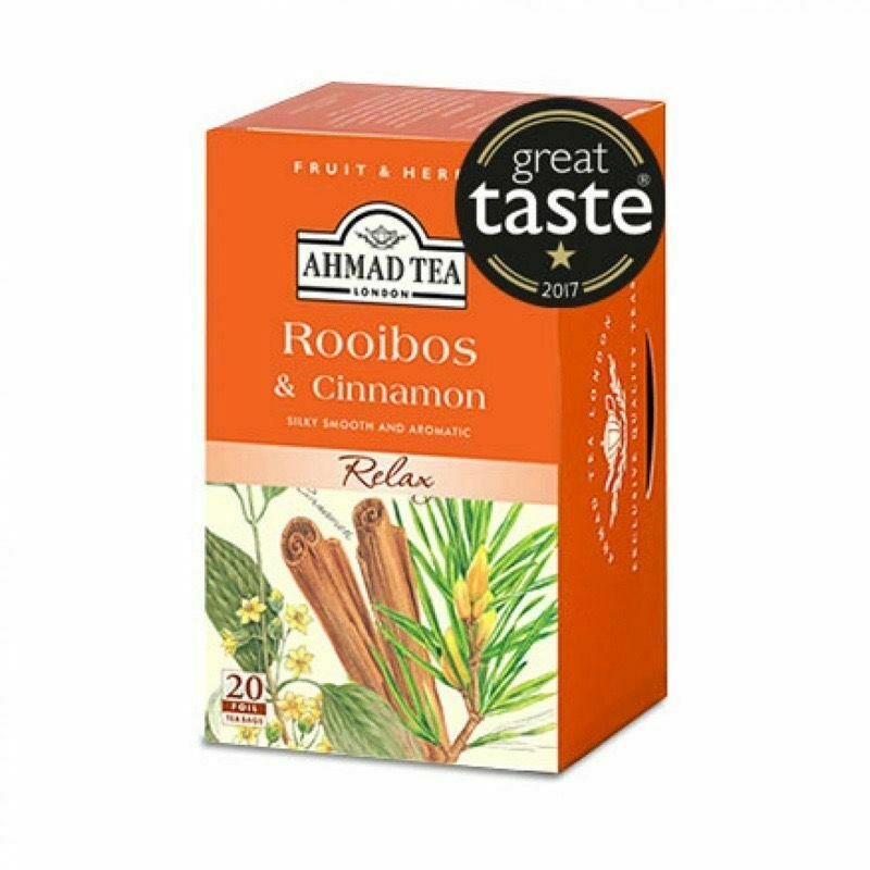 Ahmad Tea Rooibos &amp; Cinnamon Tea Bags 40G