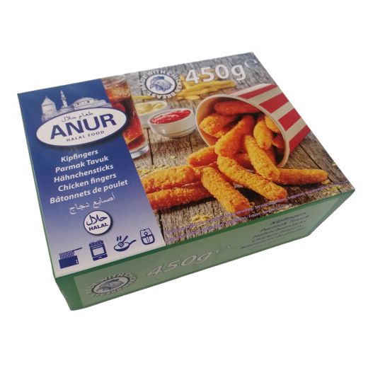 Anur Chicken Fingers 450G