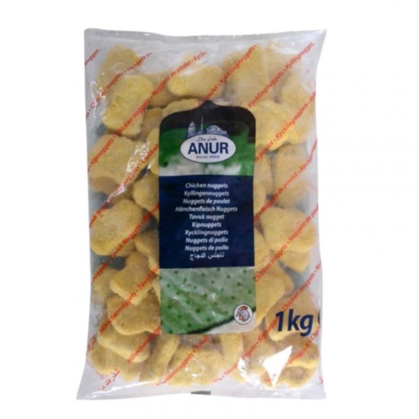 Anur Chicken Nuggets Plastic Bag 1KG