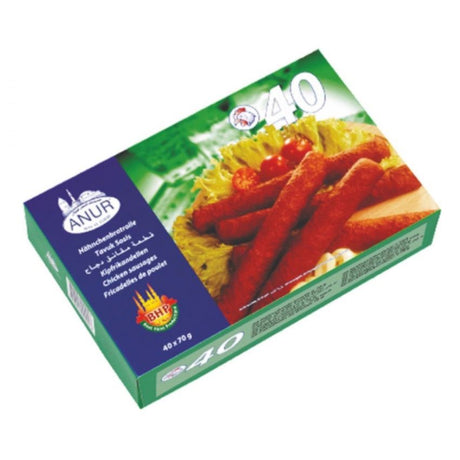 Anur Chicken Sausage 40 Tavuk Sosis 40X70G