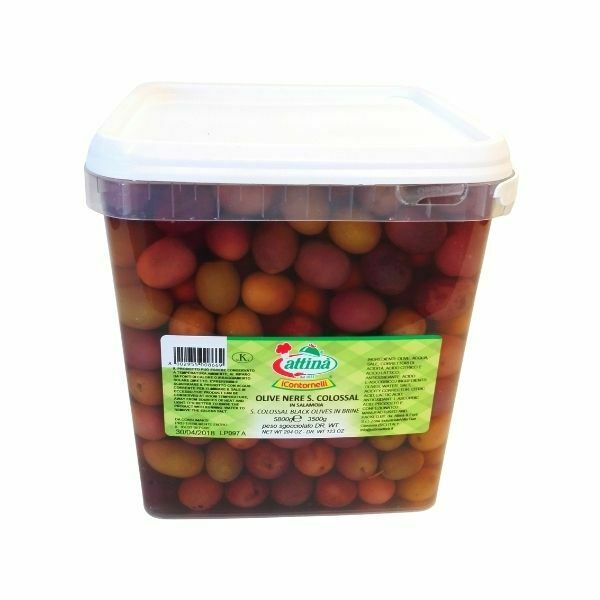 Attina & Forti S. Colossal Black Olives In Brine Bucket 5800ml