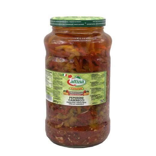 Attina Home Made Sliced Peppers 3100ML