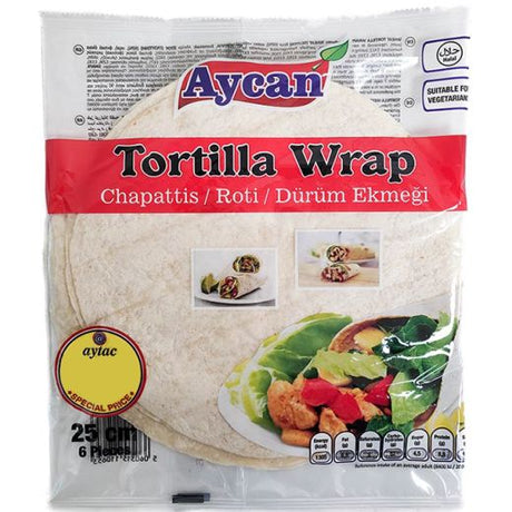 Aycan Tortilla 25 Cm 6 Pcs