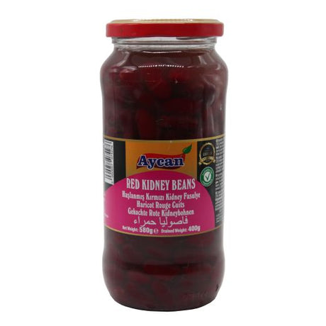 Aycan Tr Boiled Red Kidney Beans Jar 580G