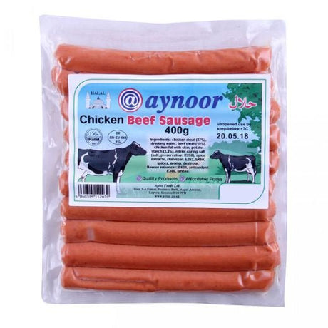 Aynoor Beef Sausages 400G