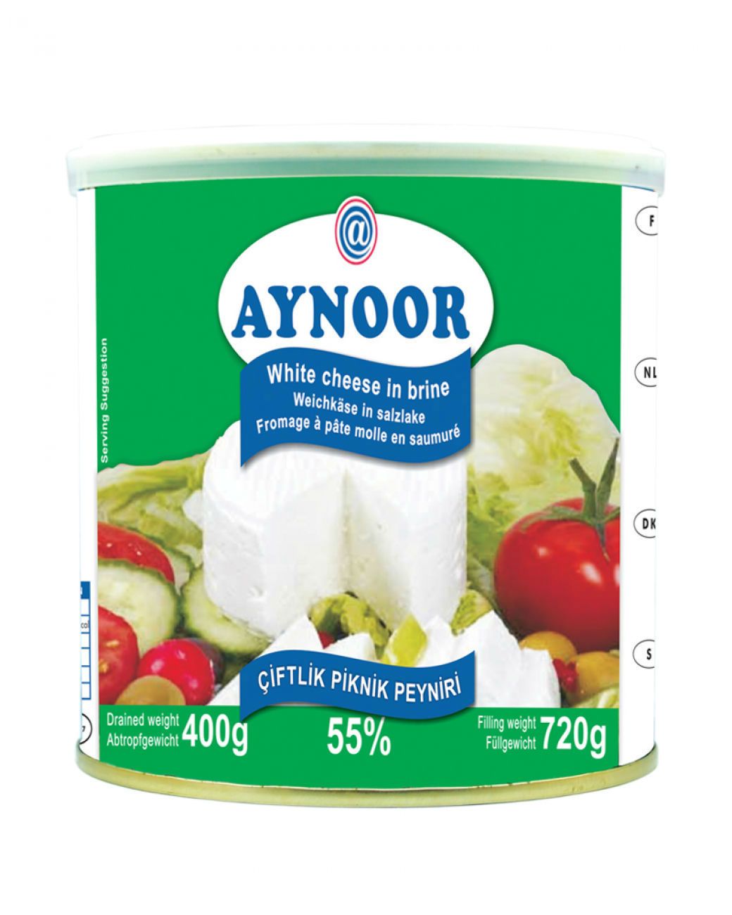 Aynoor Feta Cheese %55 400G