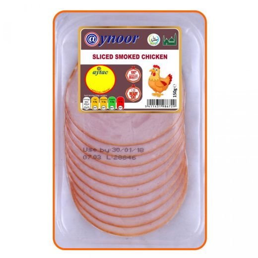 Aynoor Sliced Smoked Chicken Breast 130G