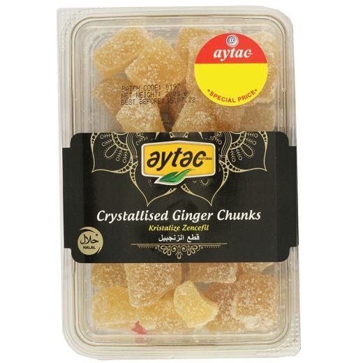 Aytac Dry Crystallised Ginger Chunks 150G