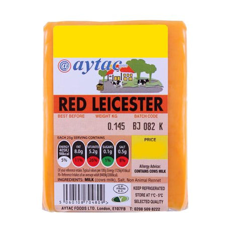 Aytac Red Leicester Cheddar 145G