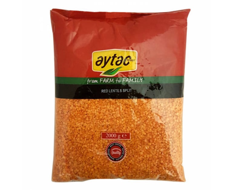 Aytac Red Lentils Split 2KG