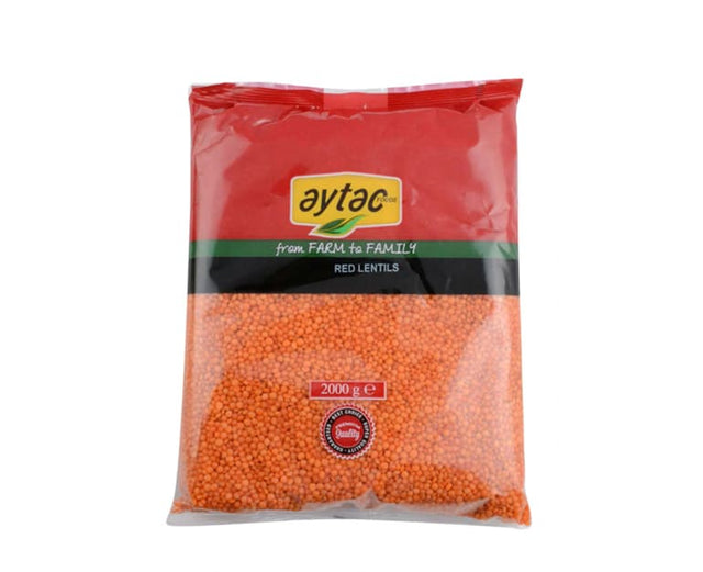 Aytac Red Lentils Whole 2KG