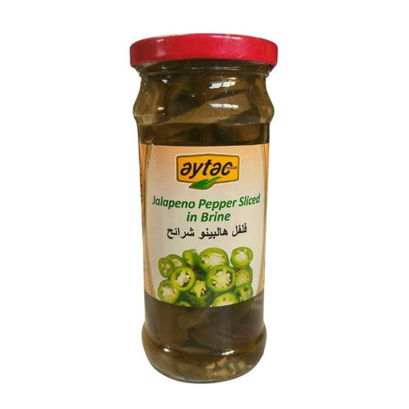 Aytac Sliced Green Jalapeno Peppers 370ml