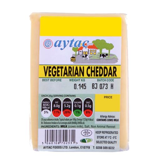 Aytac Vegetarian Cheddar 145G